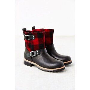 WOOLRICH Buffalo Plaid Baltimore Harness Boot - never worn